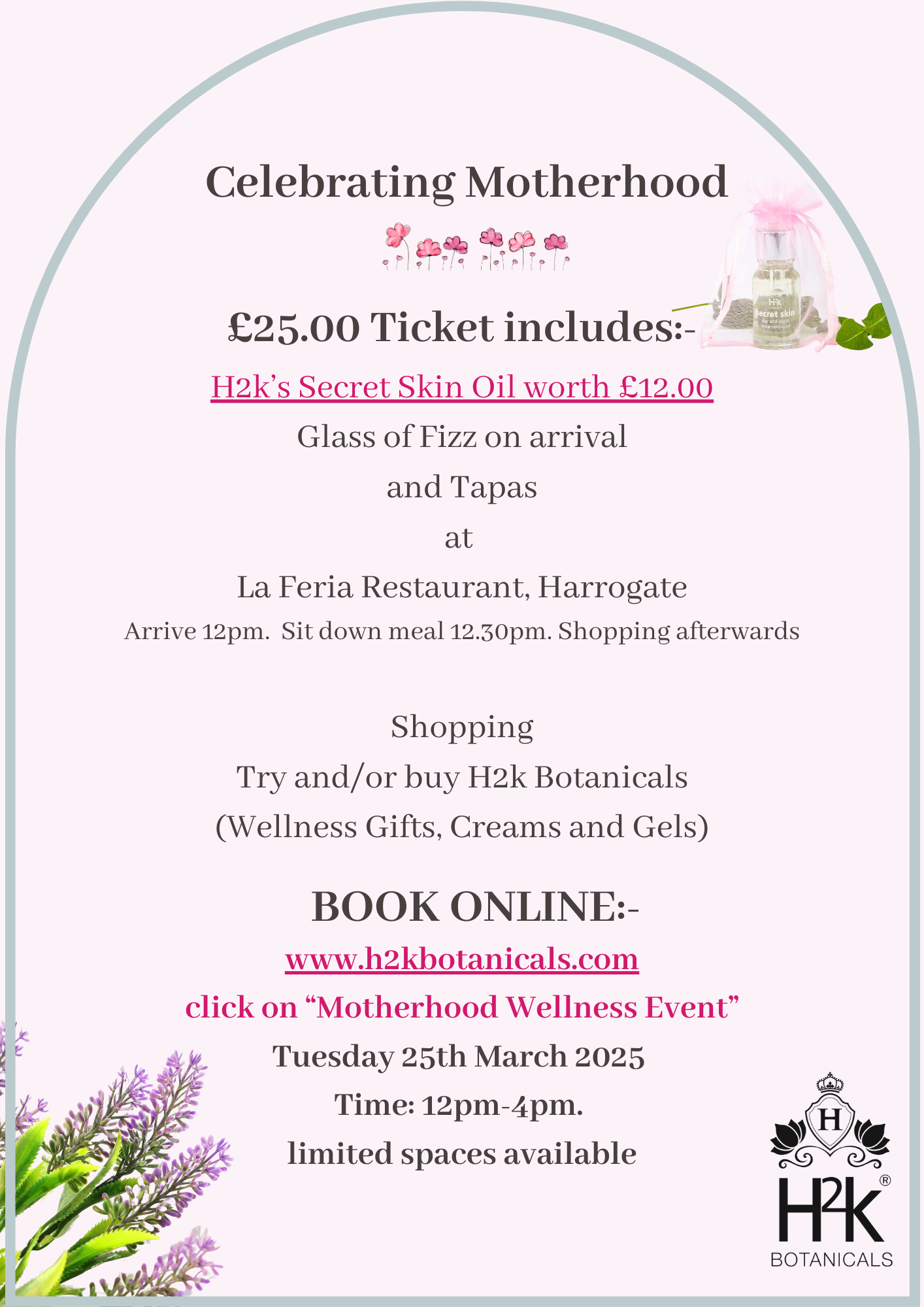 Motherhood Wellness Event 25th March 2025