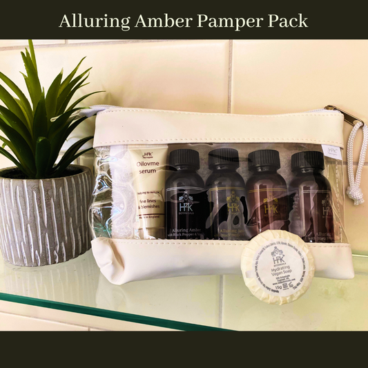 Alluring Amber with Vanilla & Black Pepper Pamper Pack with Serum