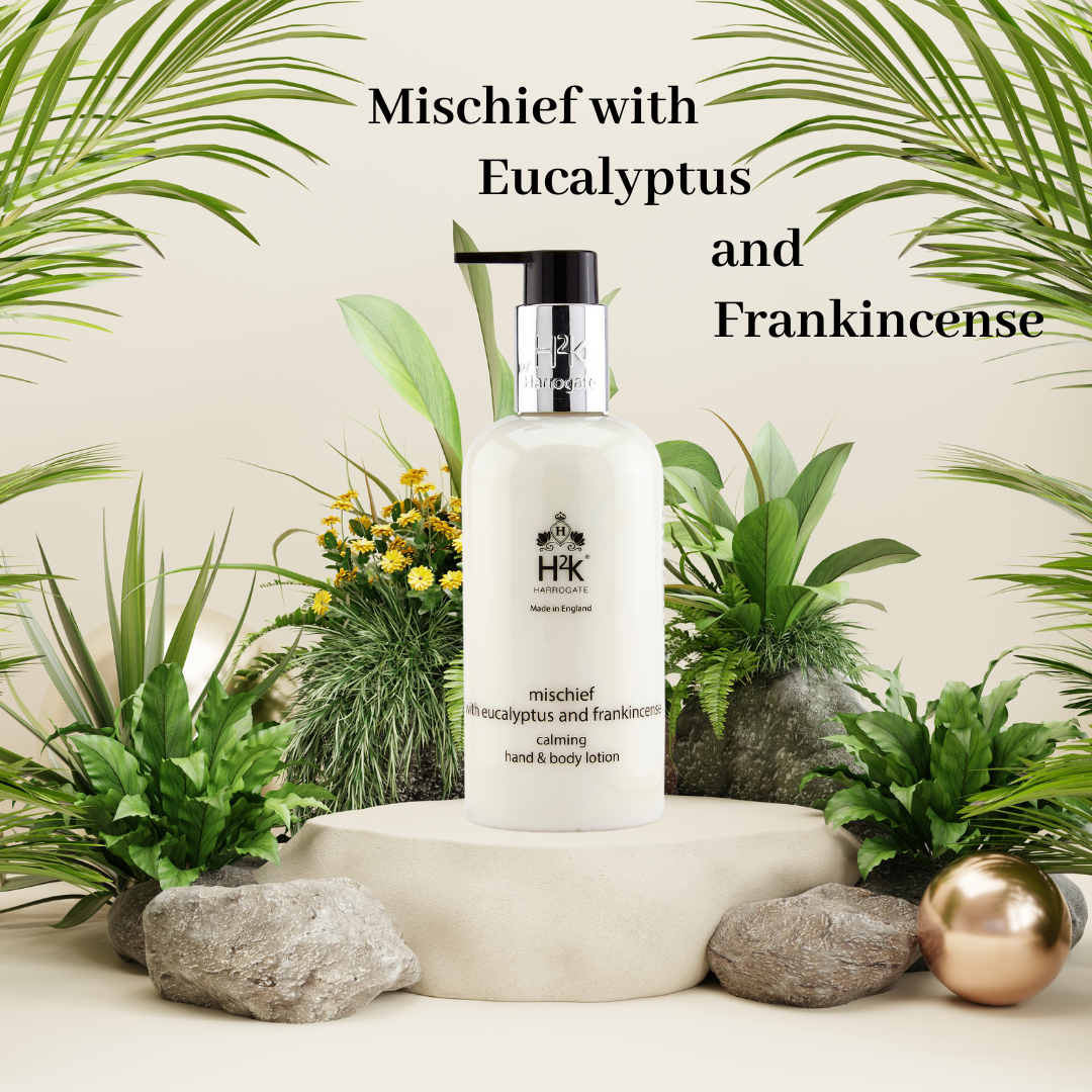 Frankincense hand & body lotion with eucalyptus Mischief collection